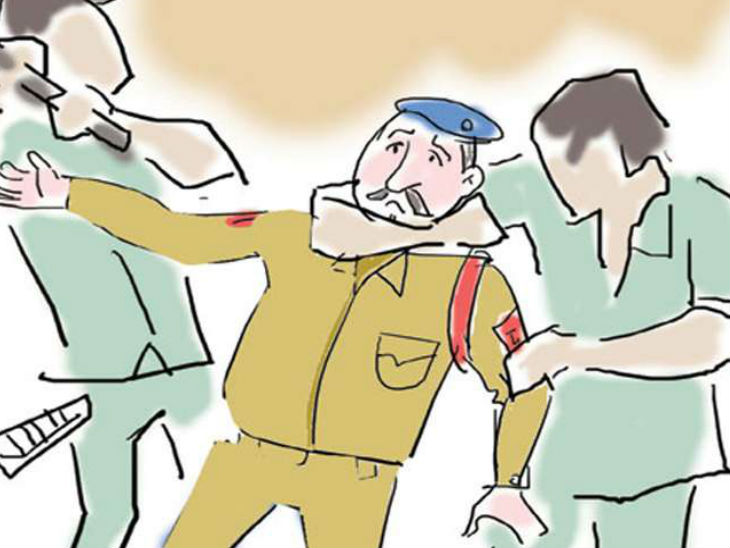 झाँसी दारोगा हमला